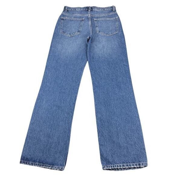 Zara Straight High Rise Jean Size 2 - Picture 3 of 6